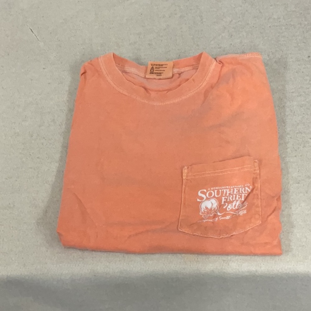 EUC Woman’s short sleeve Southern fried cotton t-shirt